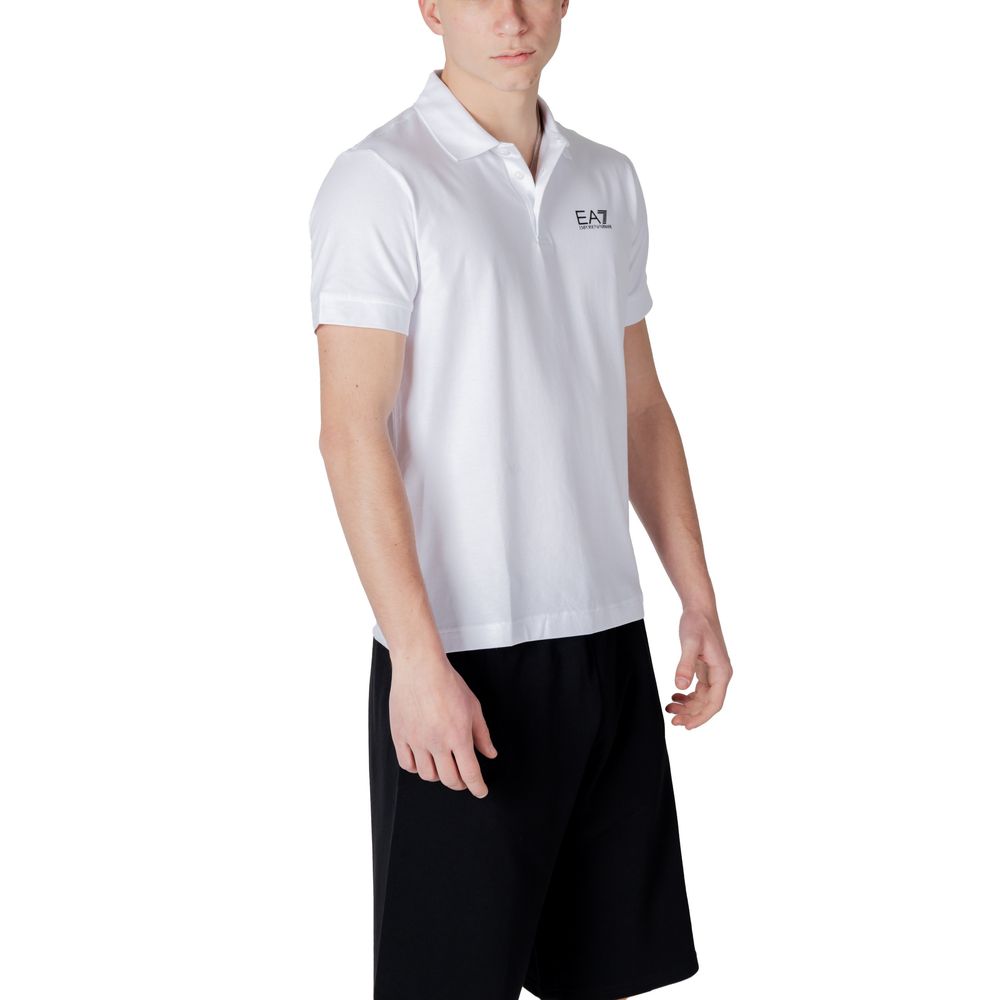 Polo blanco de algodón