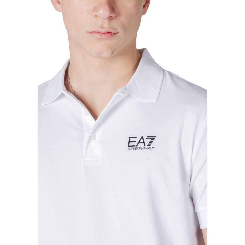 Polo blanco de algodón
