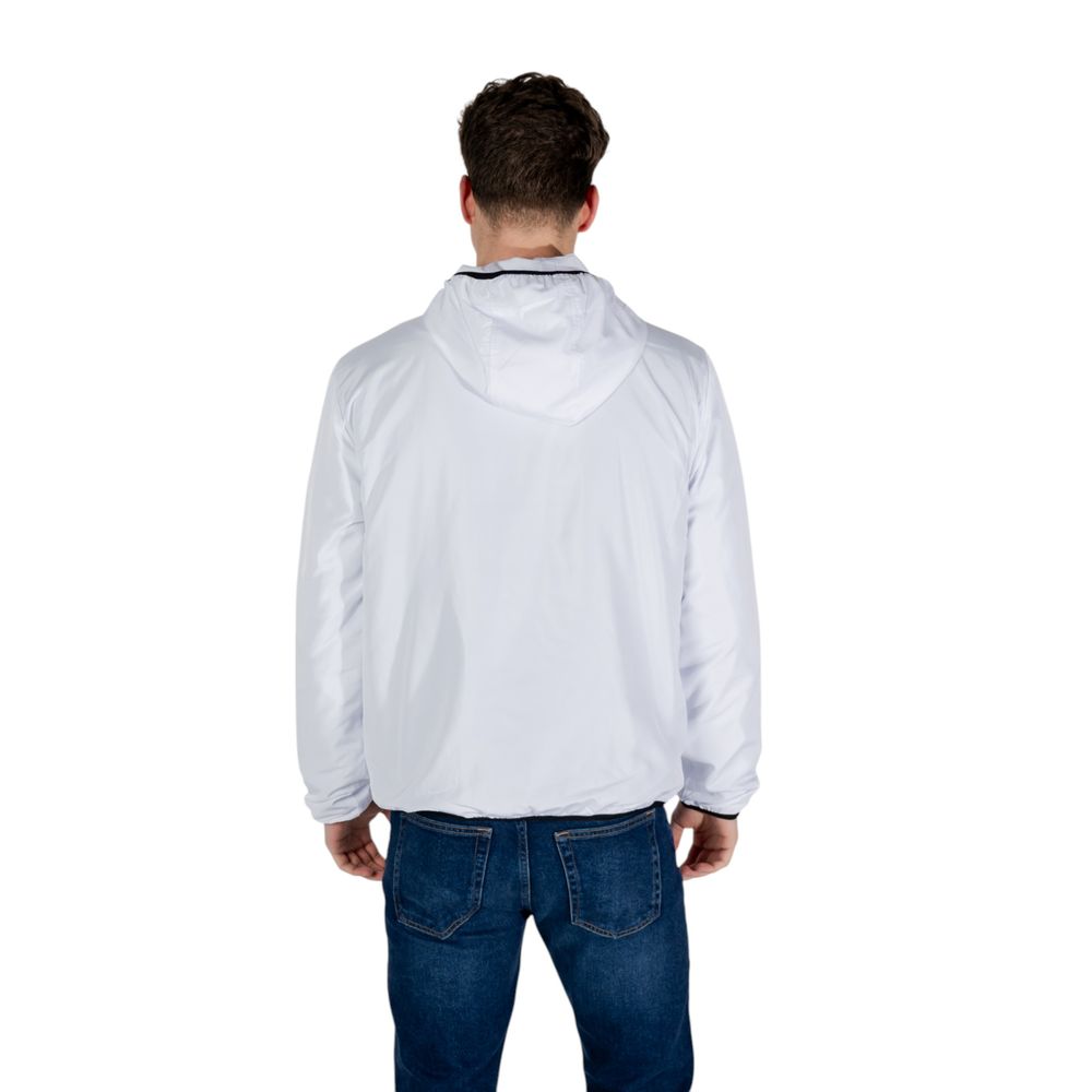 Chaquetas y abrigos de poliéster blanco
