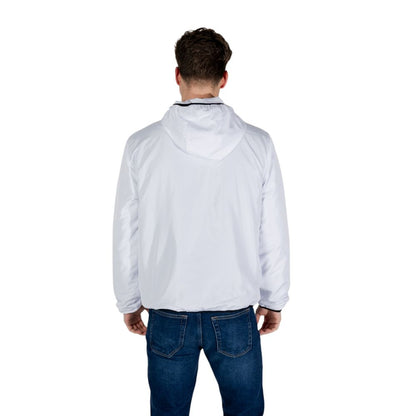 Chaquetas y abrigos de poliéster blanco