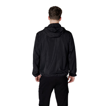 Chaquetas y abrigos de poliéster negro
