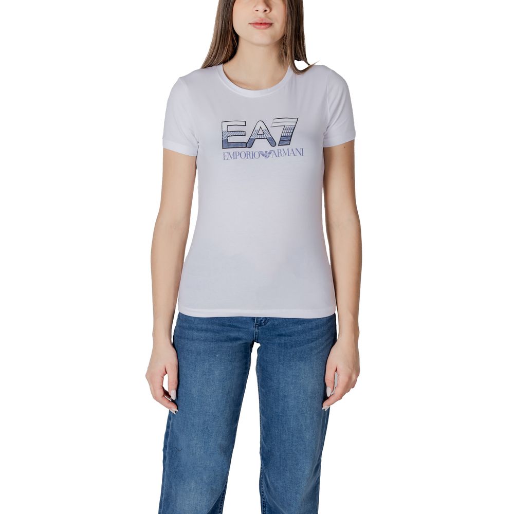Camiseta blanca de algodón