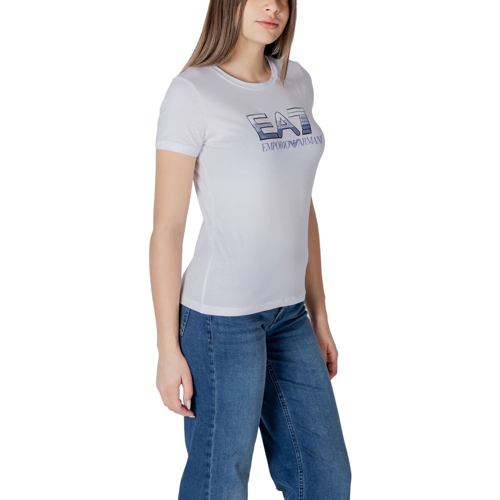 Camiseta blanca de algodón