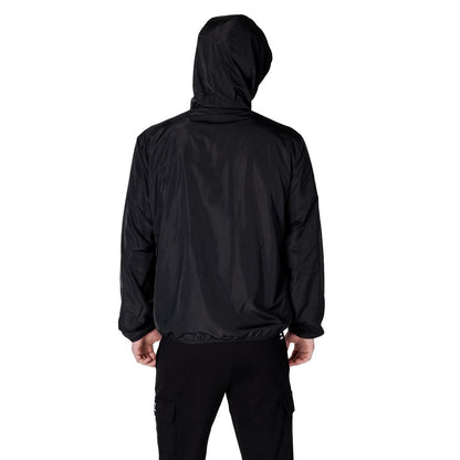 Chaquetas y abrigos de poliéster negro