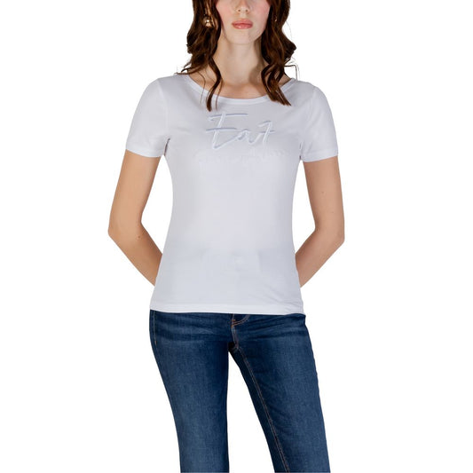 Camiseta blanca de algodón