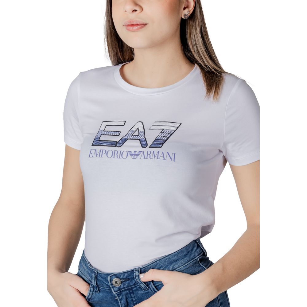 Camiseta blanca de algodón