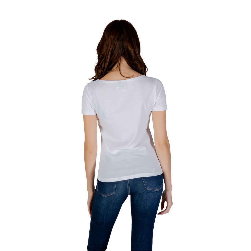 Camiseta blanca de algodón