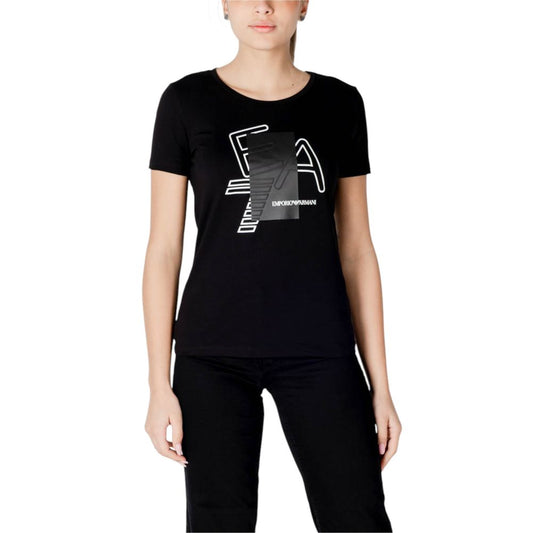 Camiseta negra de algodón