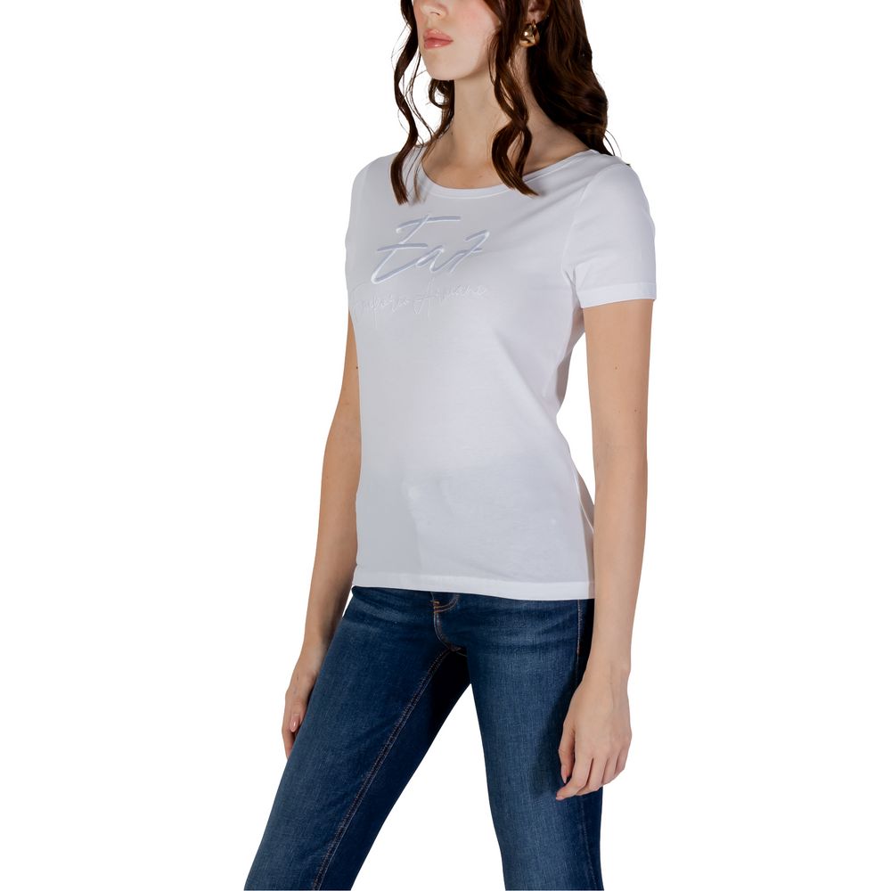 Camiseta blanca de algodón