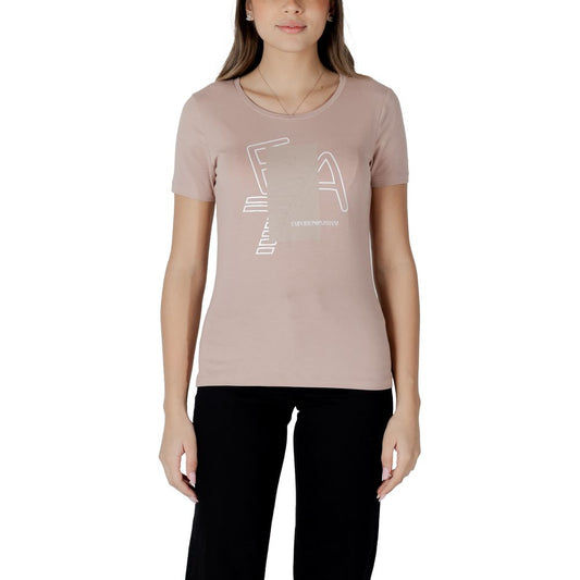 Camiseta de algodón rosa
