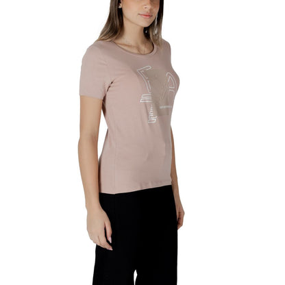 Camiseta de algodón rosa
