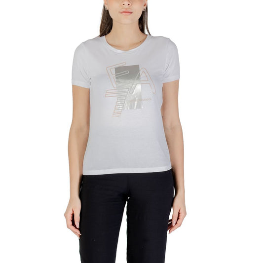 Camiseta blanca de algodón