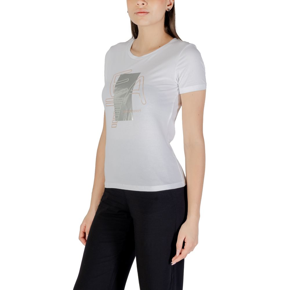 Camiseta blanca de algodón