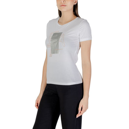 Camiseta blanca de algodón