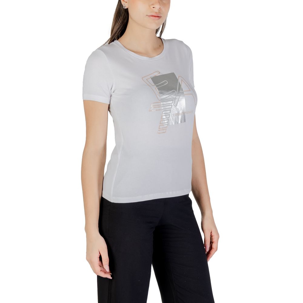 Camiseta blanca de algodón