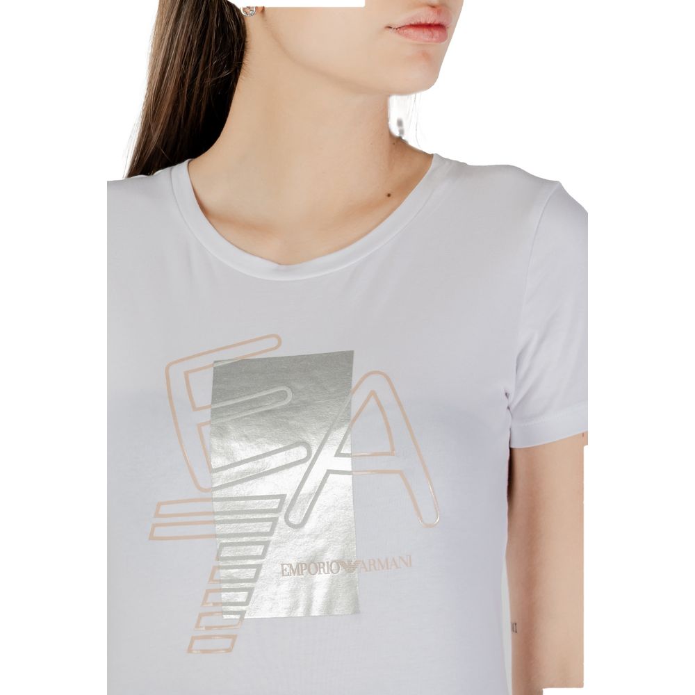 Camiseta blanca de algodón