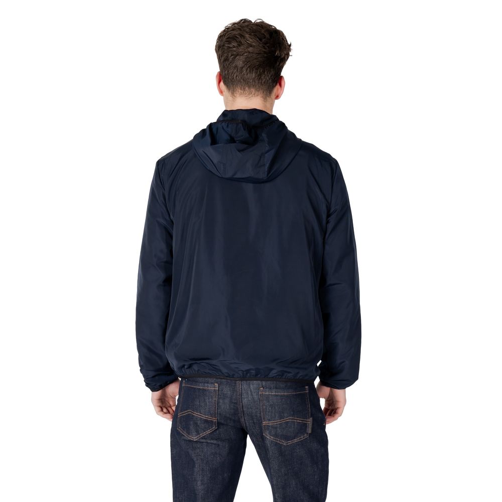 Chaquetas y abrigos de poliéster azul