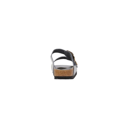 Gray Leather Slipper
