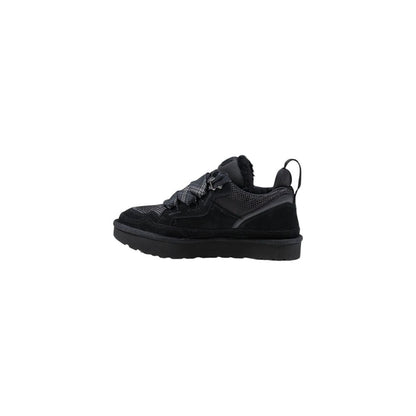Zapatilla de poliéster negra