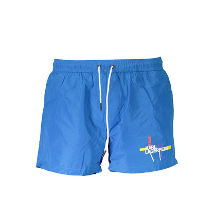 Bañador de poliéster azul