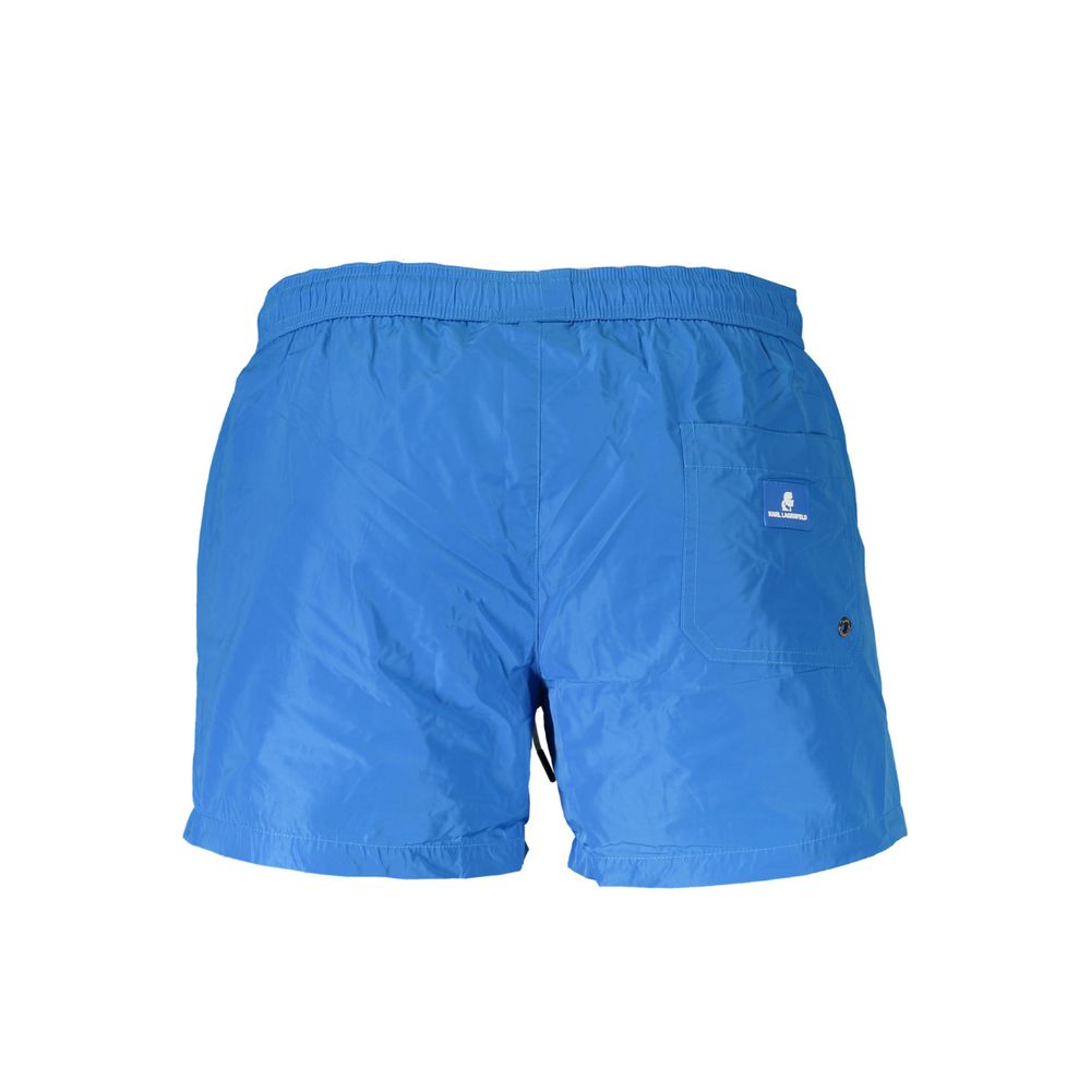 Bañador de poliéster azul