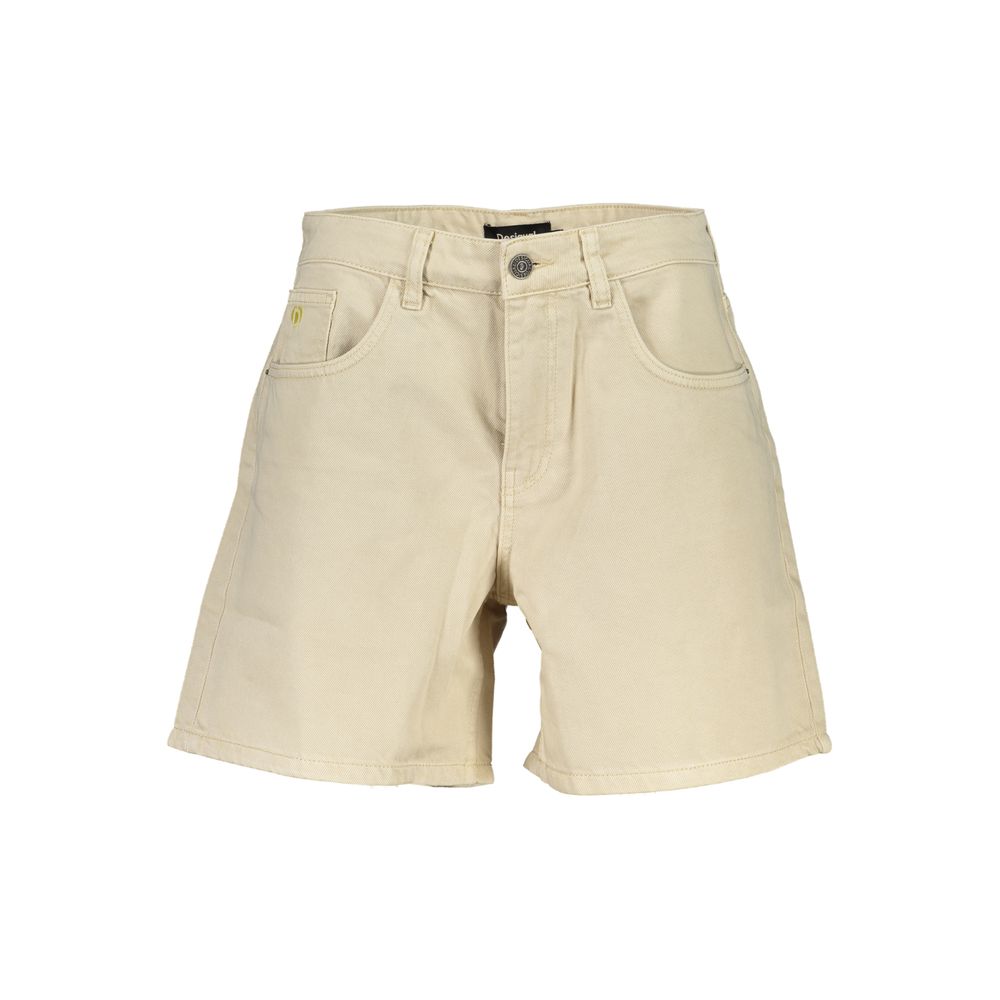 Short de algodón beige