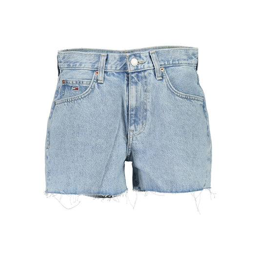Pantalón corto de algodón azul