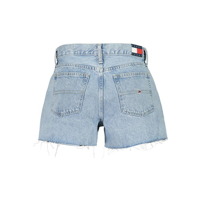 Pantalón corto de algodón azul