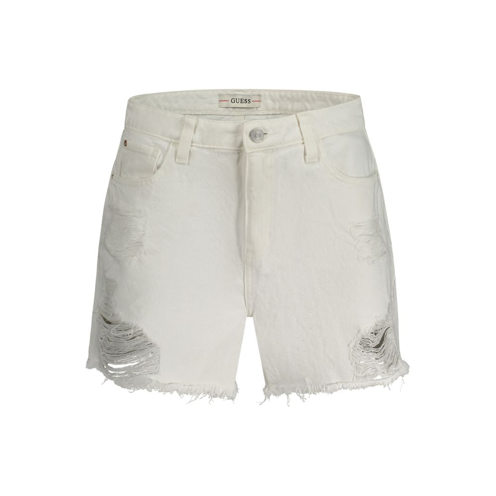 Short de algodón blanco