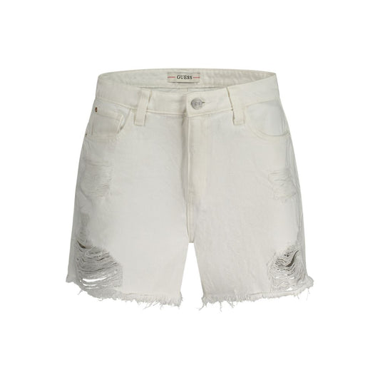 Short de algodón blanco