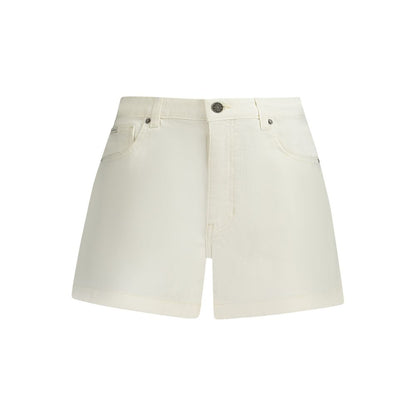 Short de algodón blanco