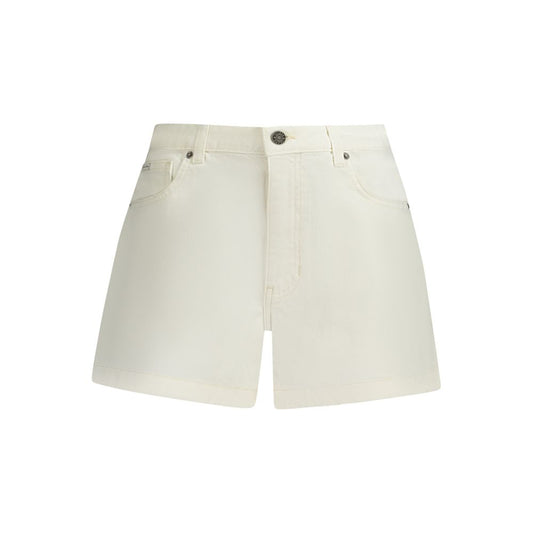 Short de algodón blanco