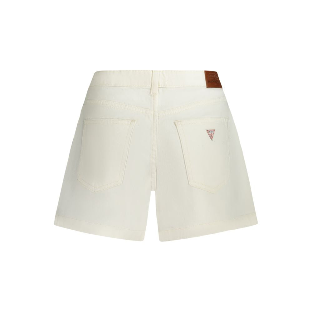 Short de algodón blanco