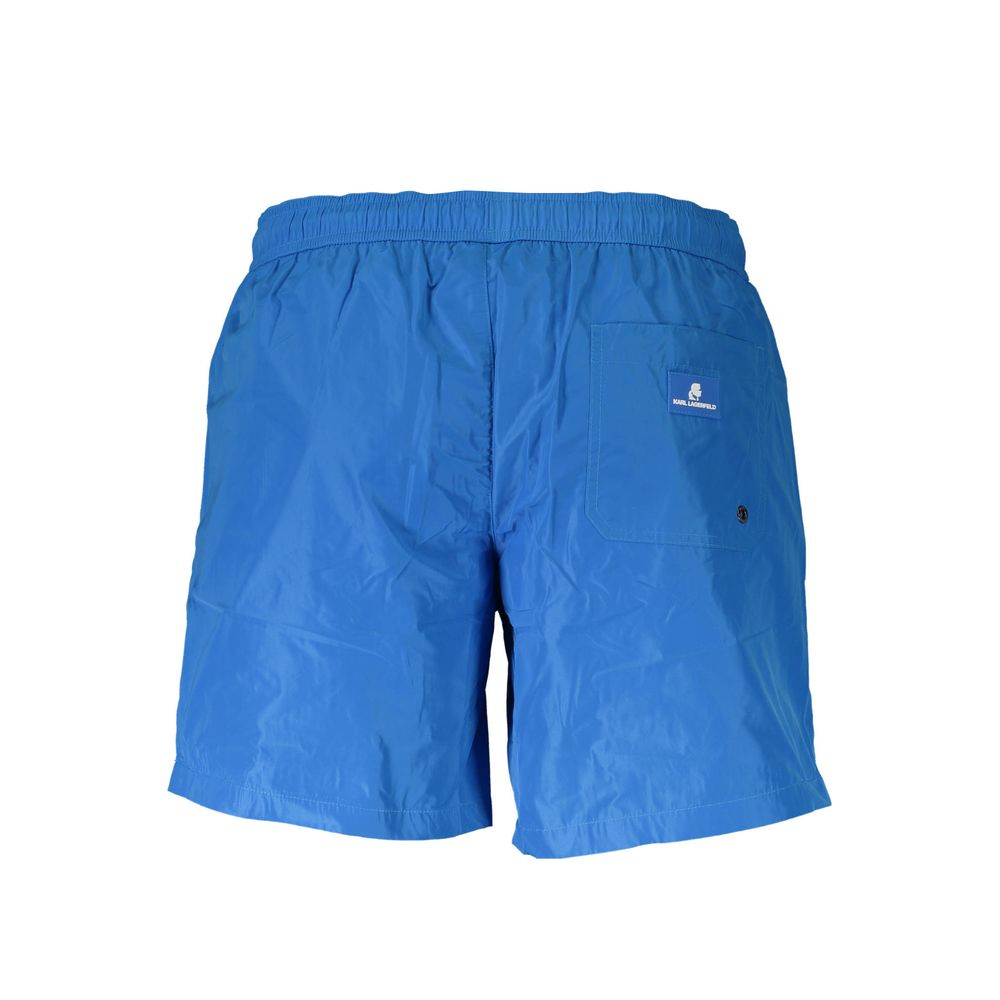 Bañador de poliéster azul