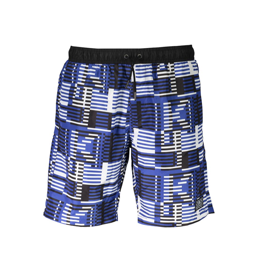 Bañador de poliéster azul
