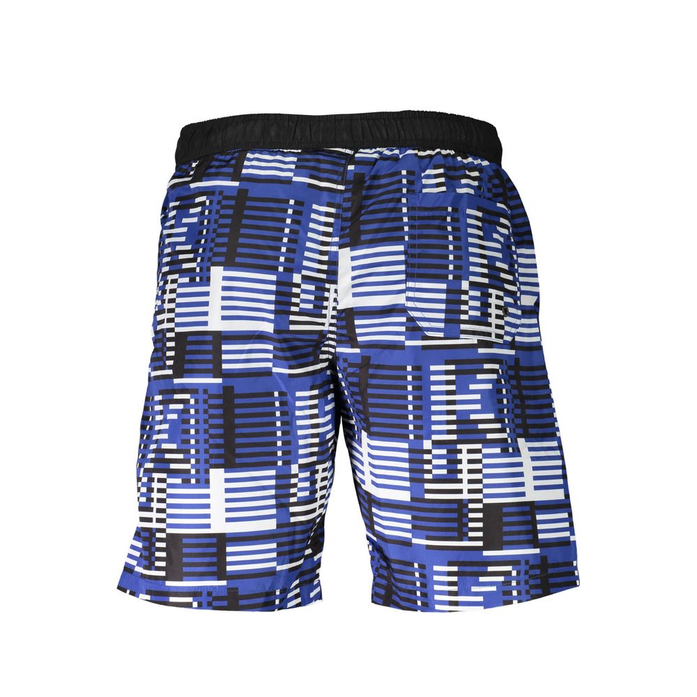Bañador de poliéster azul
