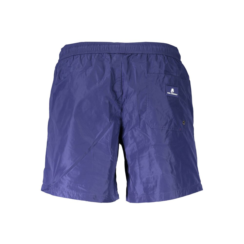 Bañador de poliéster azul