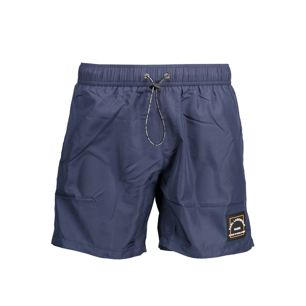 Bañador de poliéster azul