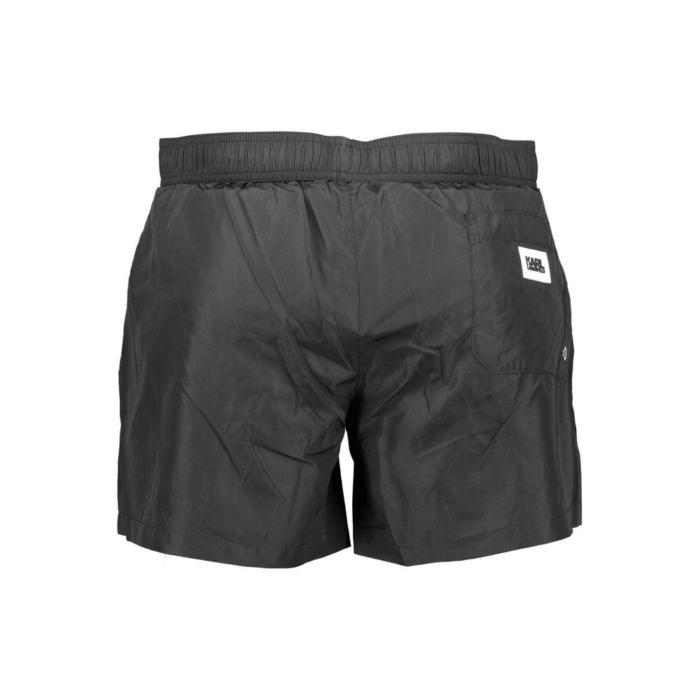 Bañador de poliéster negro