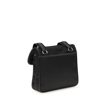 Re-Nylon and saffiano Shoulder Bag