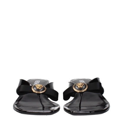 Black Leather Stiletto Heels Sandals