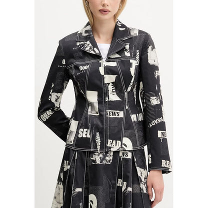 Chaquetas y abrigos de algodón negro