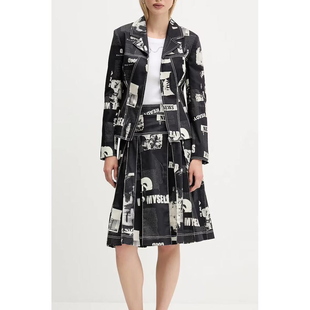 Chaquetas y abrigos de algodón negro