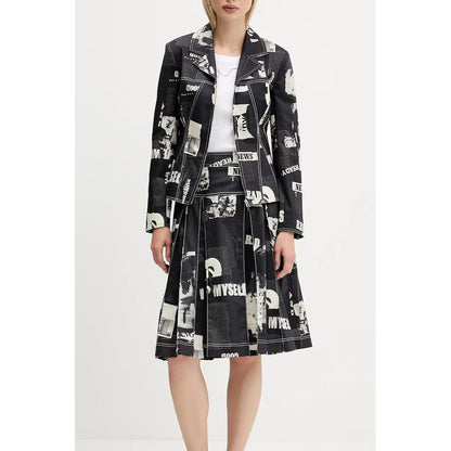 Chaquetas y abrigos de algodón negro