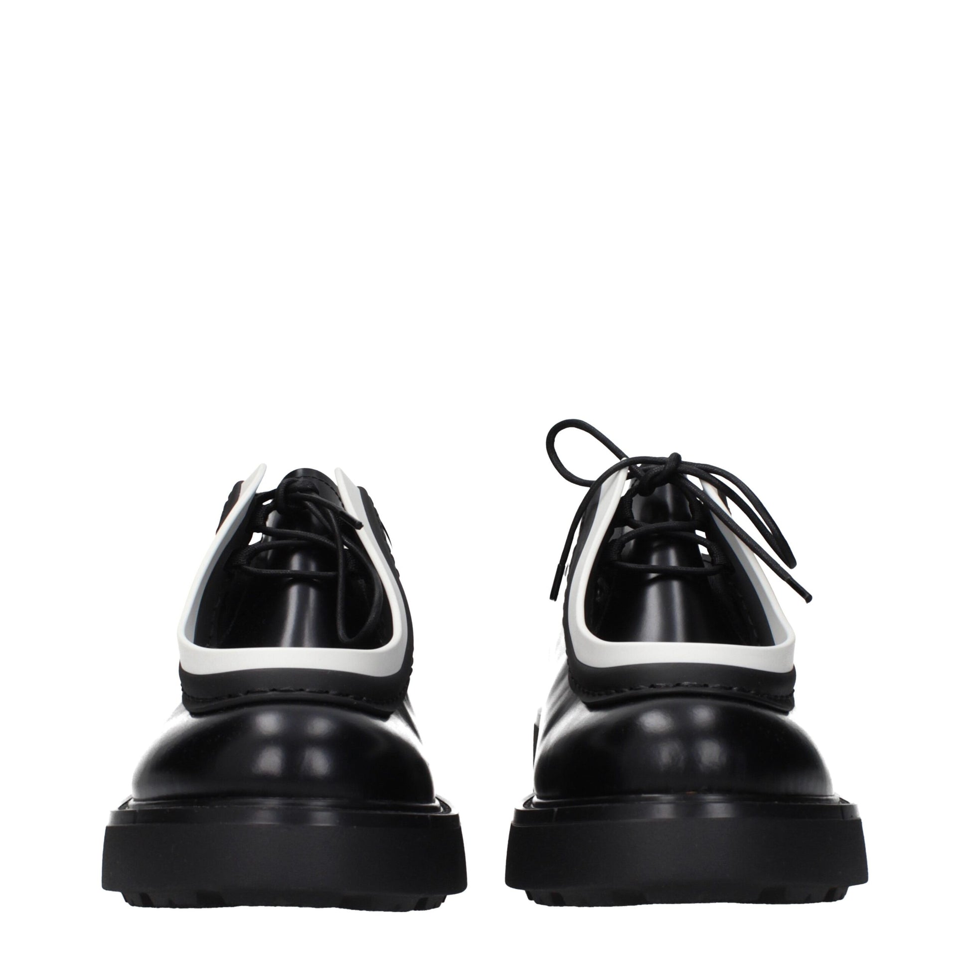 Black Leather Oxfords And Derbies