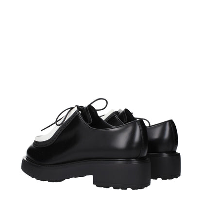 Black Leather Oxfords And Derbies