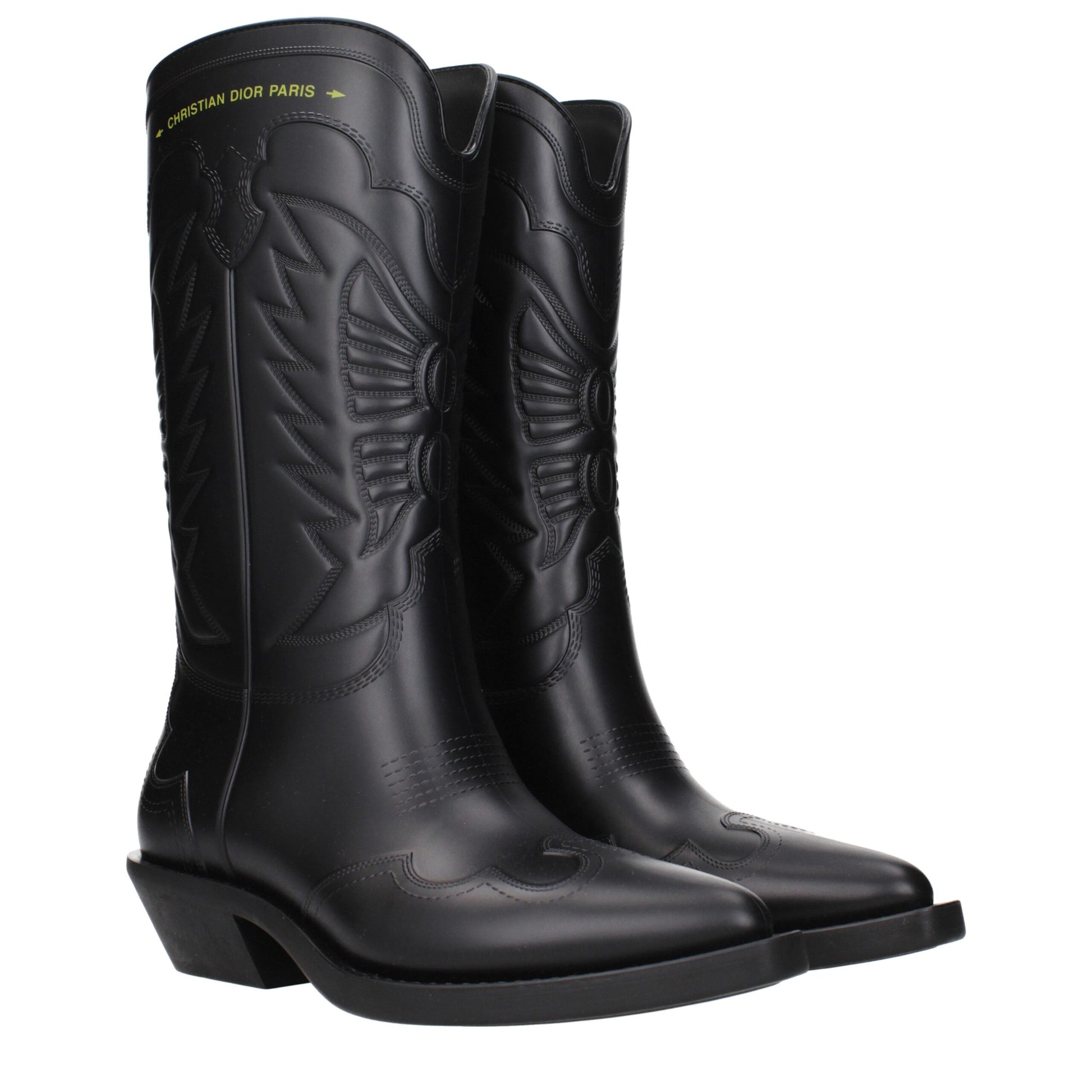 Black Leather Ankle Boots