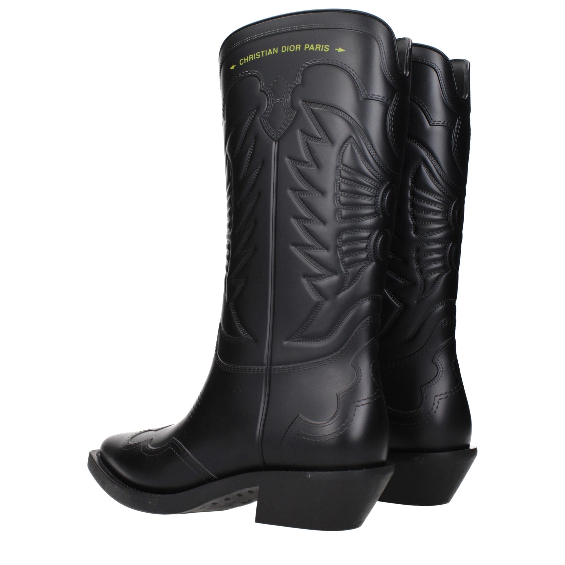 Black Leather Ankle Boots