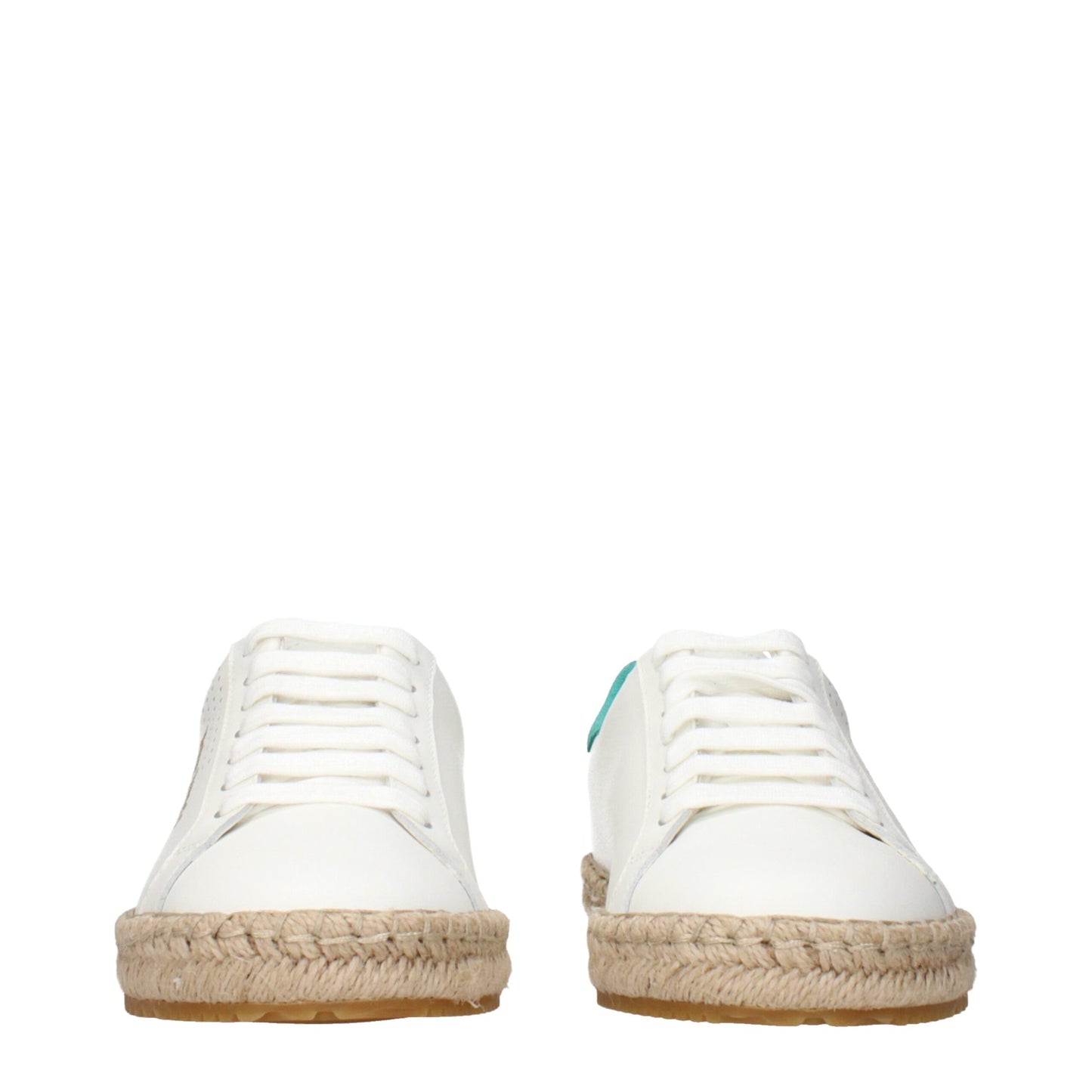 White Leather Low Tops