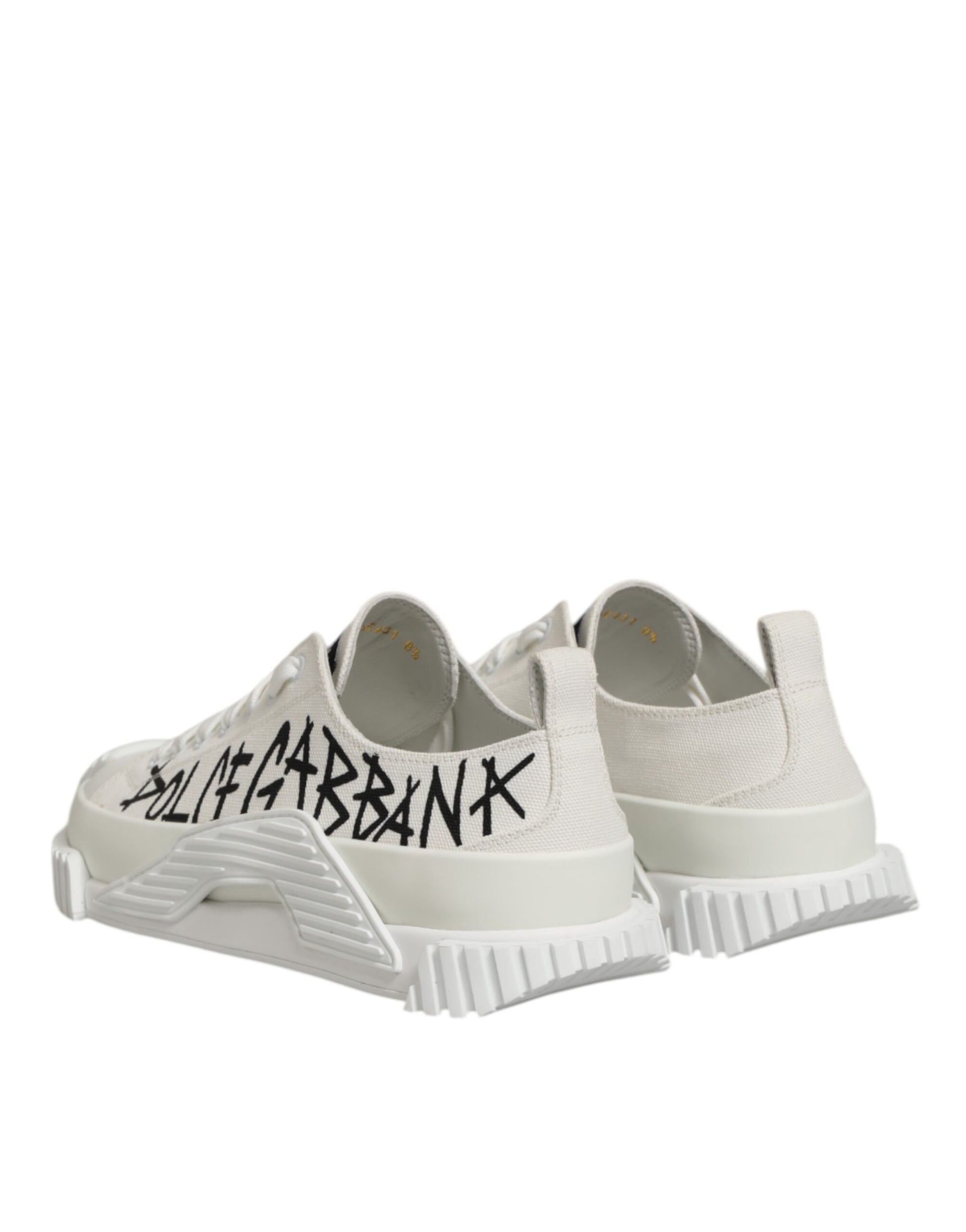 White Cotton NS1 Low Top Sneaker Shoes